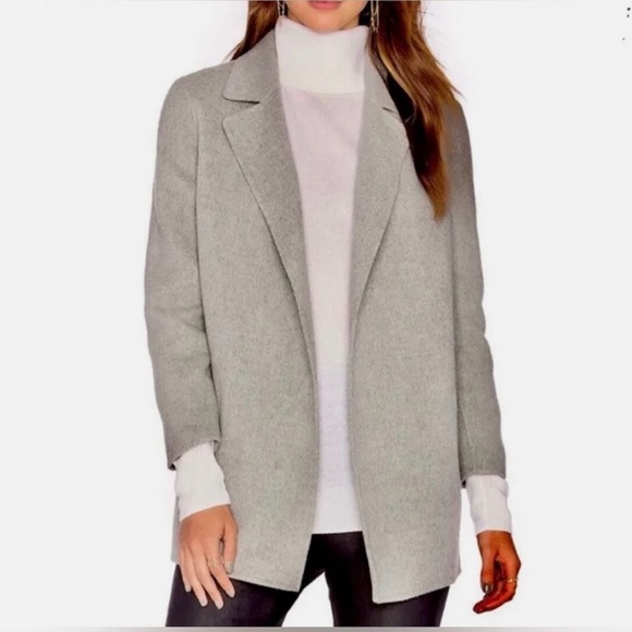 Joie Herringbone Open Front Blazer Jacket - Picture 1 of 6